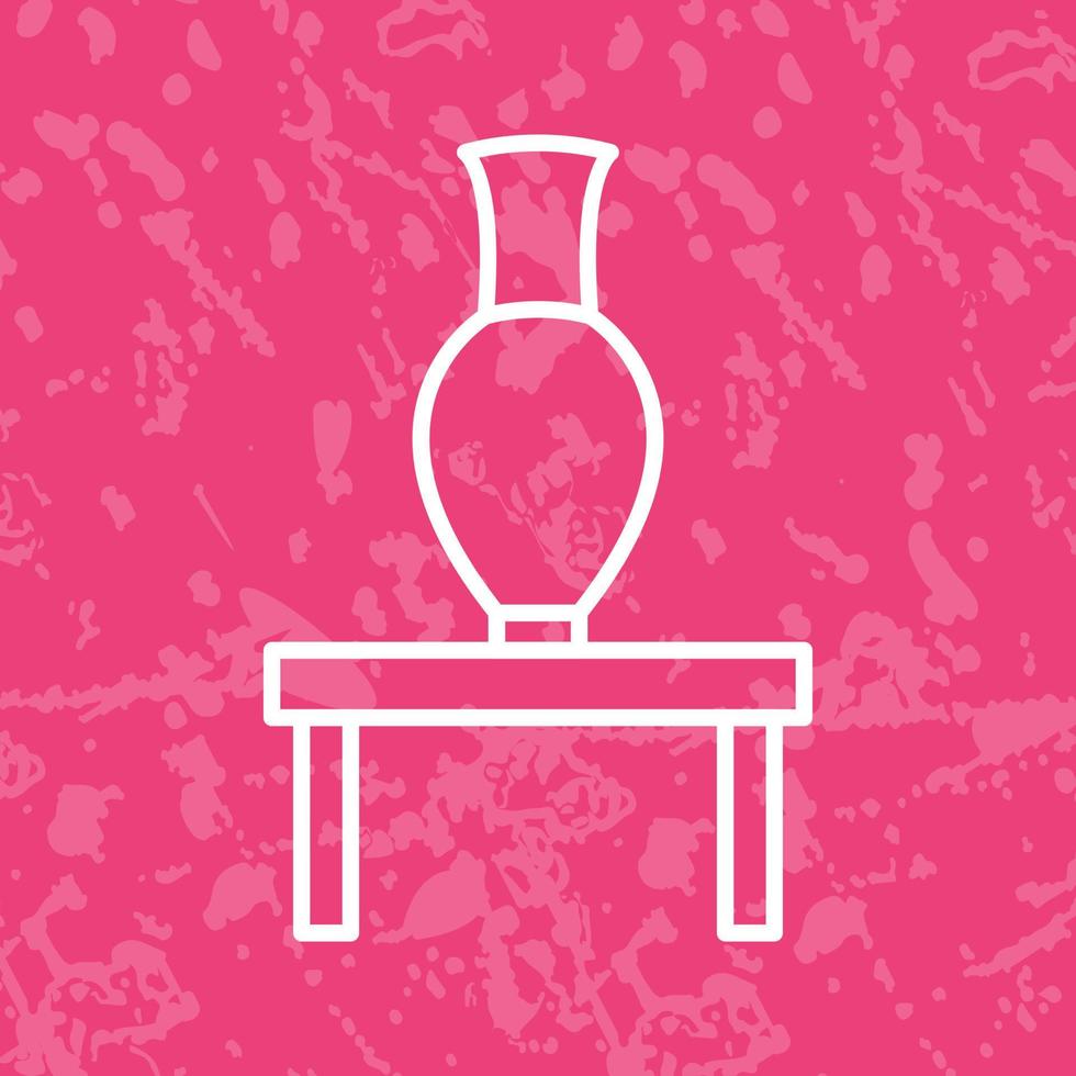 Vase Exhibit Vector Icon