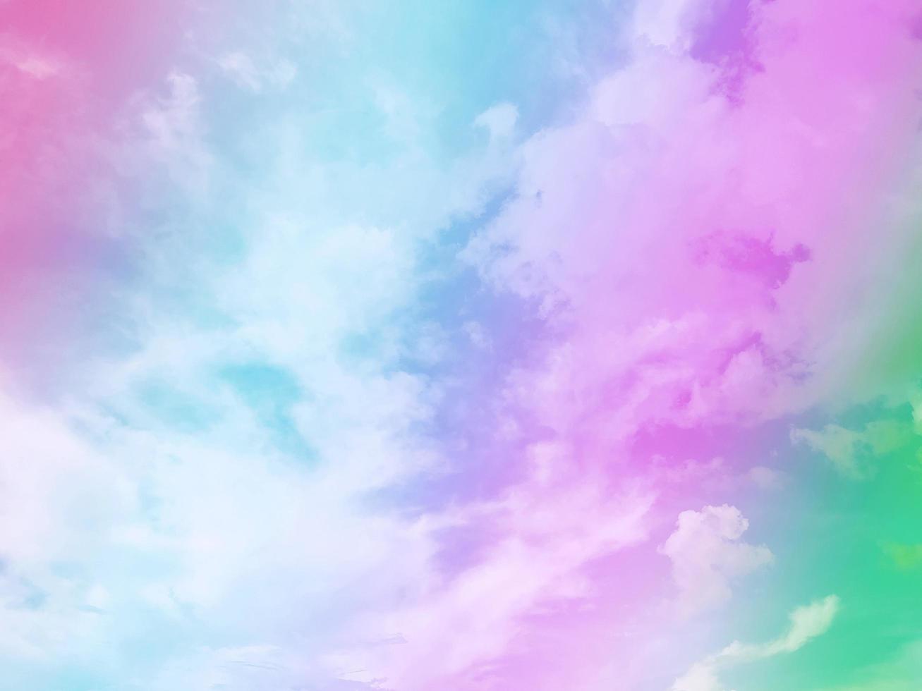 Sky and clouds. Background of pastel pattern texture. photo