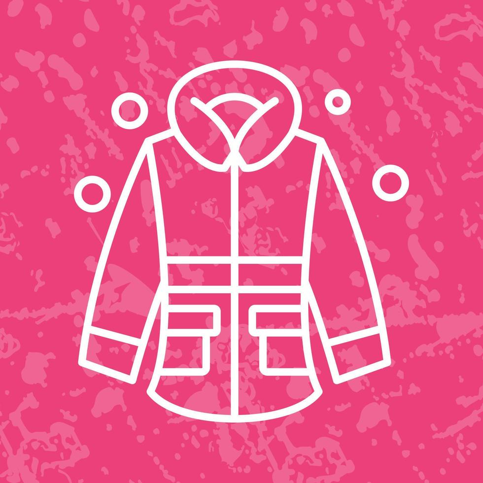 Winter Jacket Vector Icon