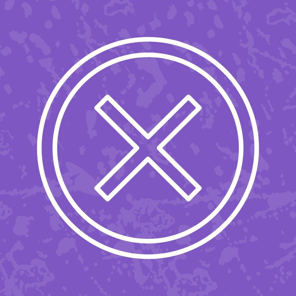 Do Not Cross Vector Icon