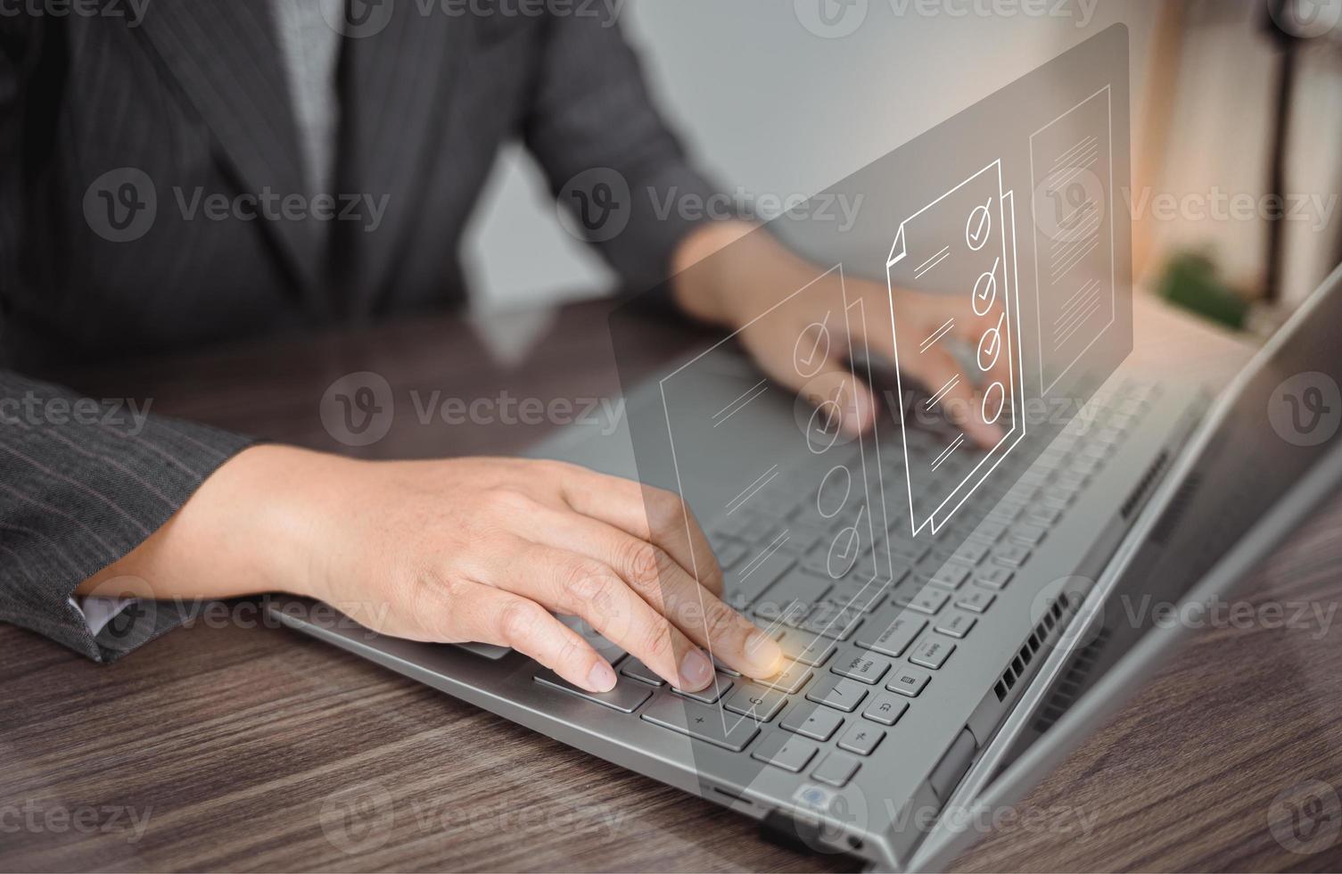 Quick checklist and clipboard task management, filling survey forms online photo