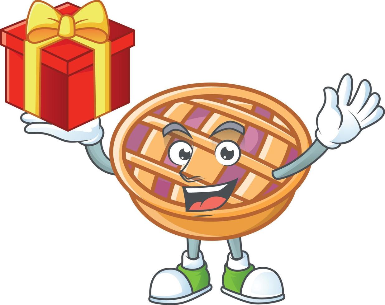 Purple Pie Thanksgiving Vector
