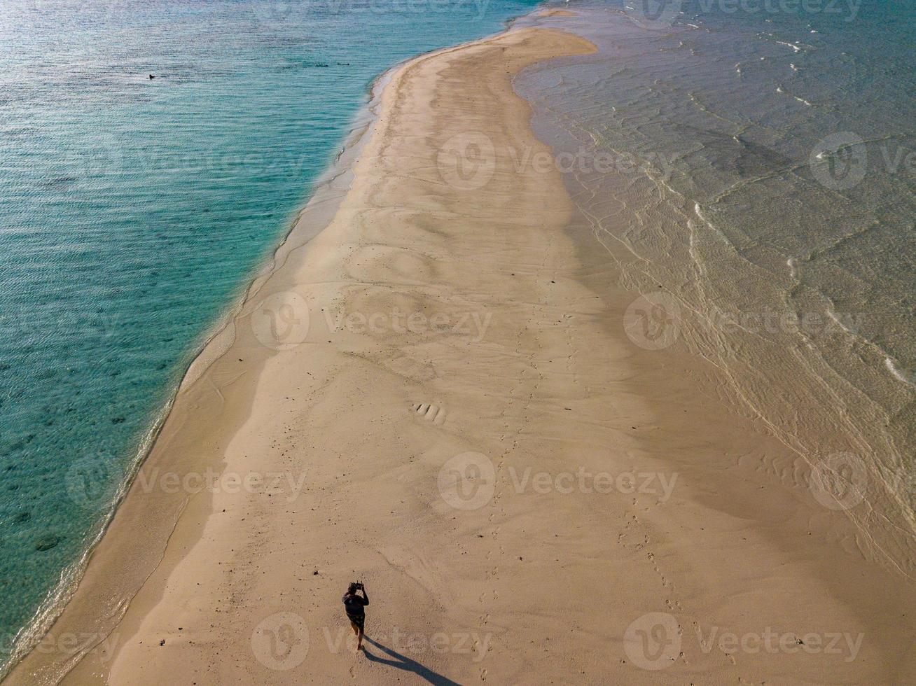 maldivas vista aérea panorama paisaje arena blanca playa foto