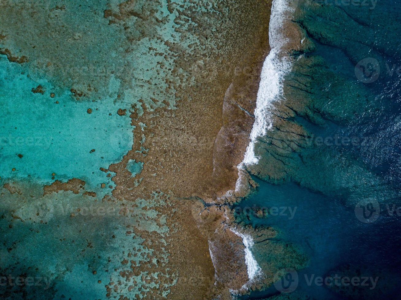 Polynesia Cook Island aitutaki lagoon tropical paradise aerial view photo