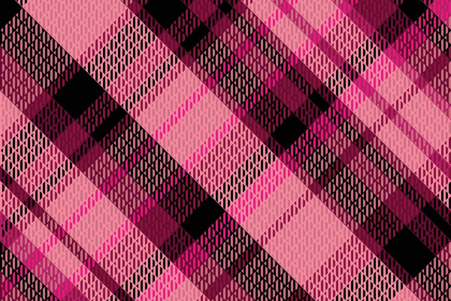 Tartan plaid pattern with dark color. vector