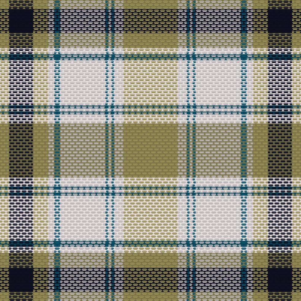 Tartan plaid pattern with dark color. vector