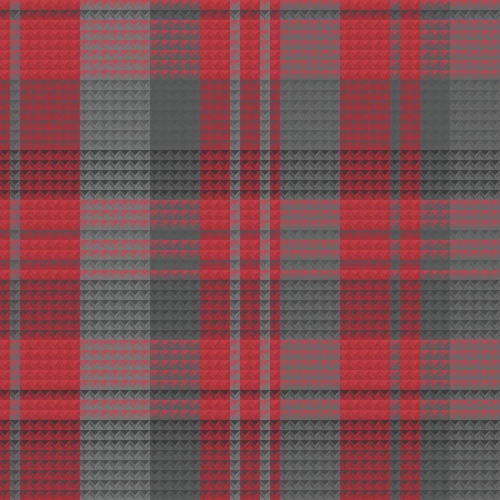 Tartan plaid pattern with dark color. vector