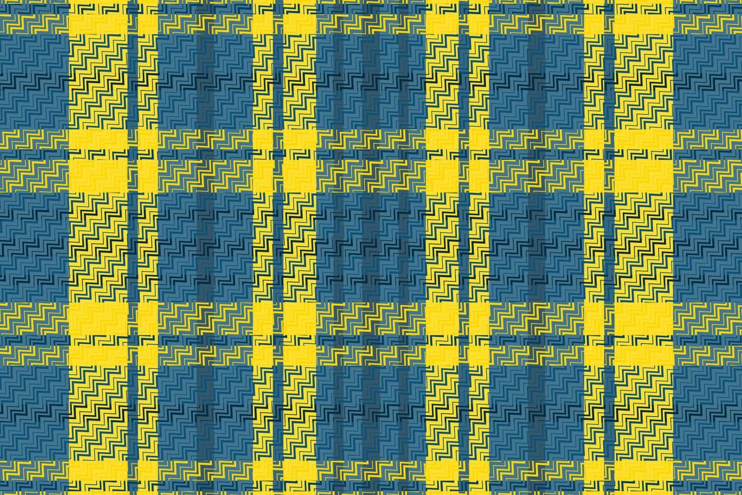 Tartan plaid pattern with dark color. vector