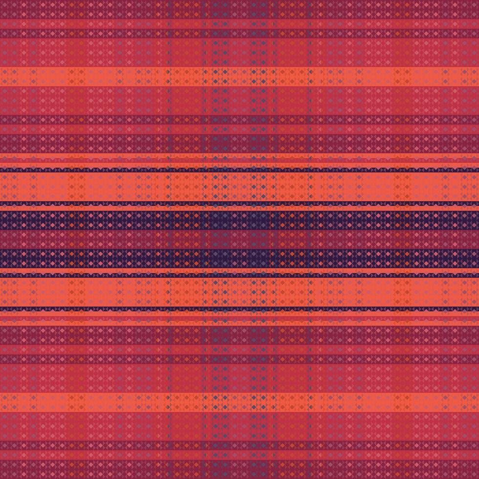 Tartan plaid pattern with dark color. vector