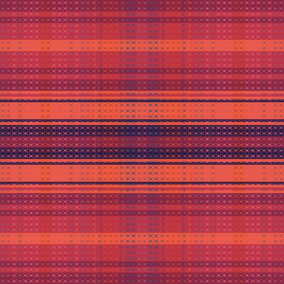 Tartan plaid pattern with dark color. vector