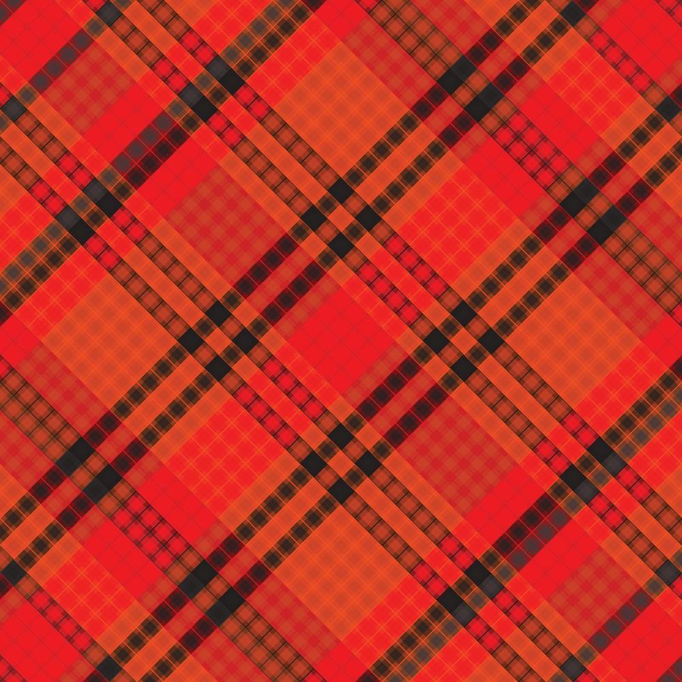 Tartan plaid pattern with dark color. vector
