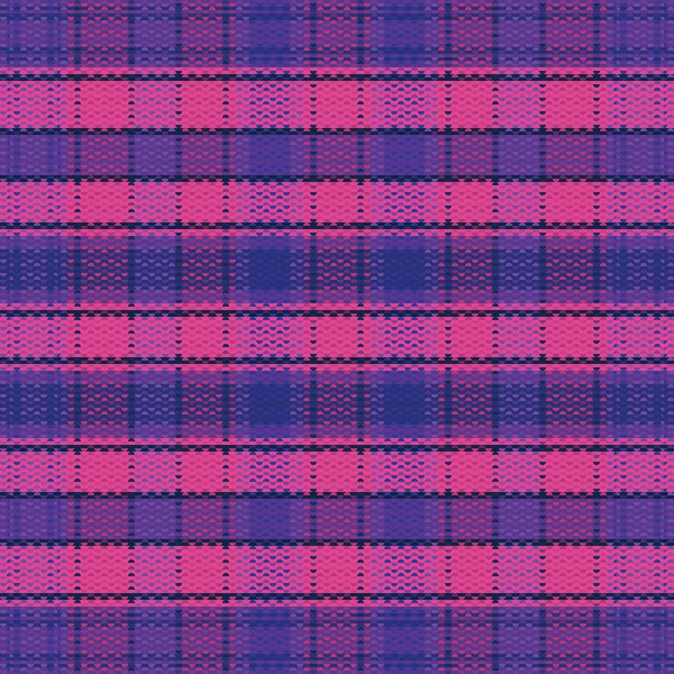 Tartan plaid pattern with dark color. vector