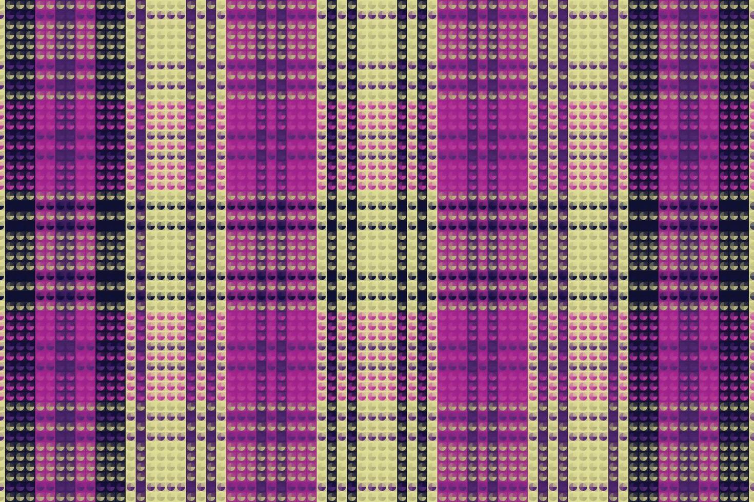 Tartan plaid pattern with dark color. vector