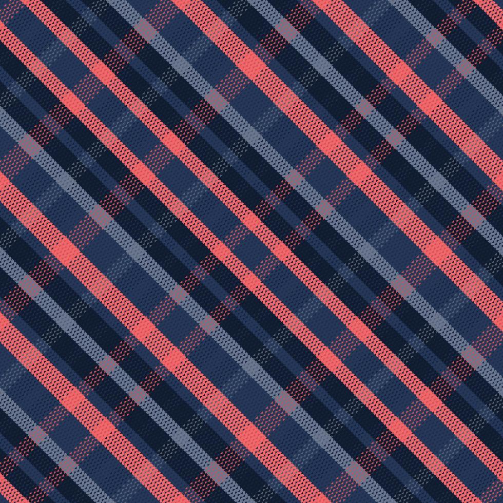 Tartan plaid pattern with dark color. vector