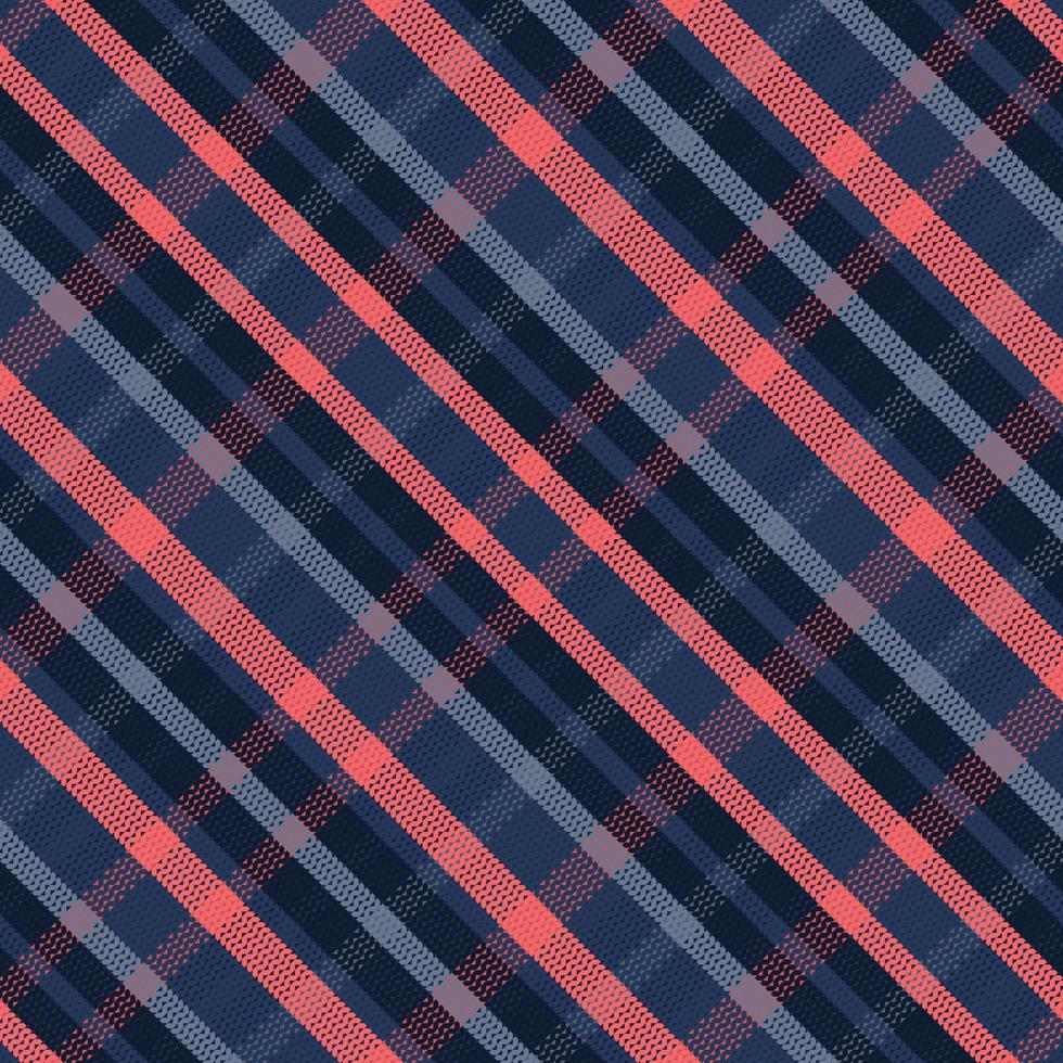 Tartan plaid pattern with dark color. vector