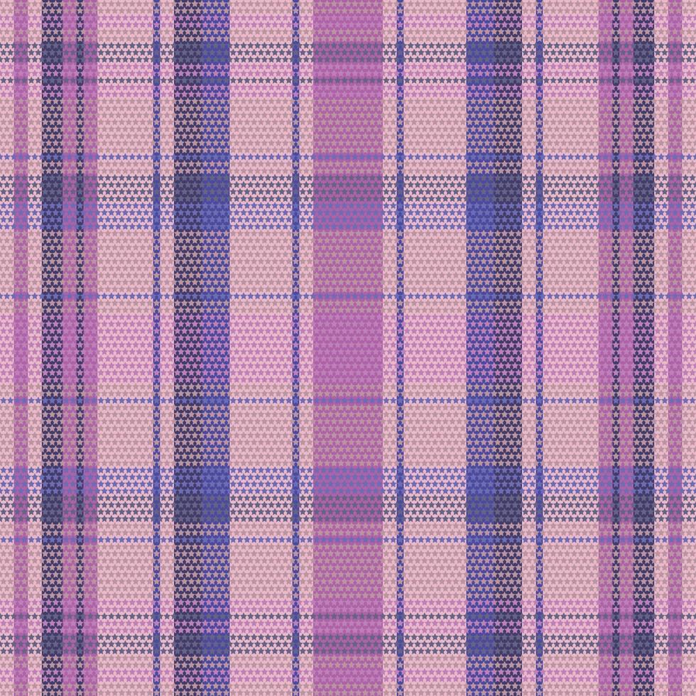 Tartan plaid pattern with dark color. vector