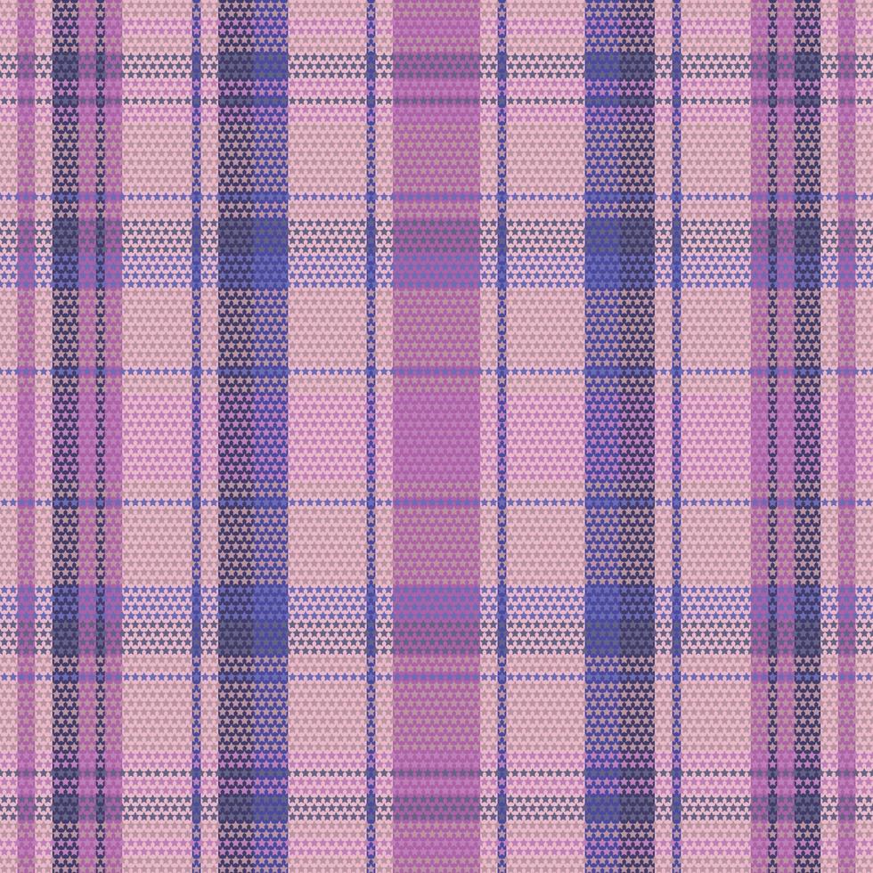 Tartan plaid pattern with dark color. vector