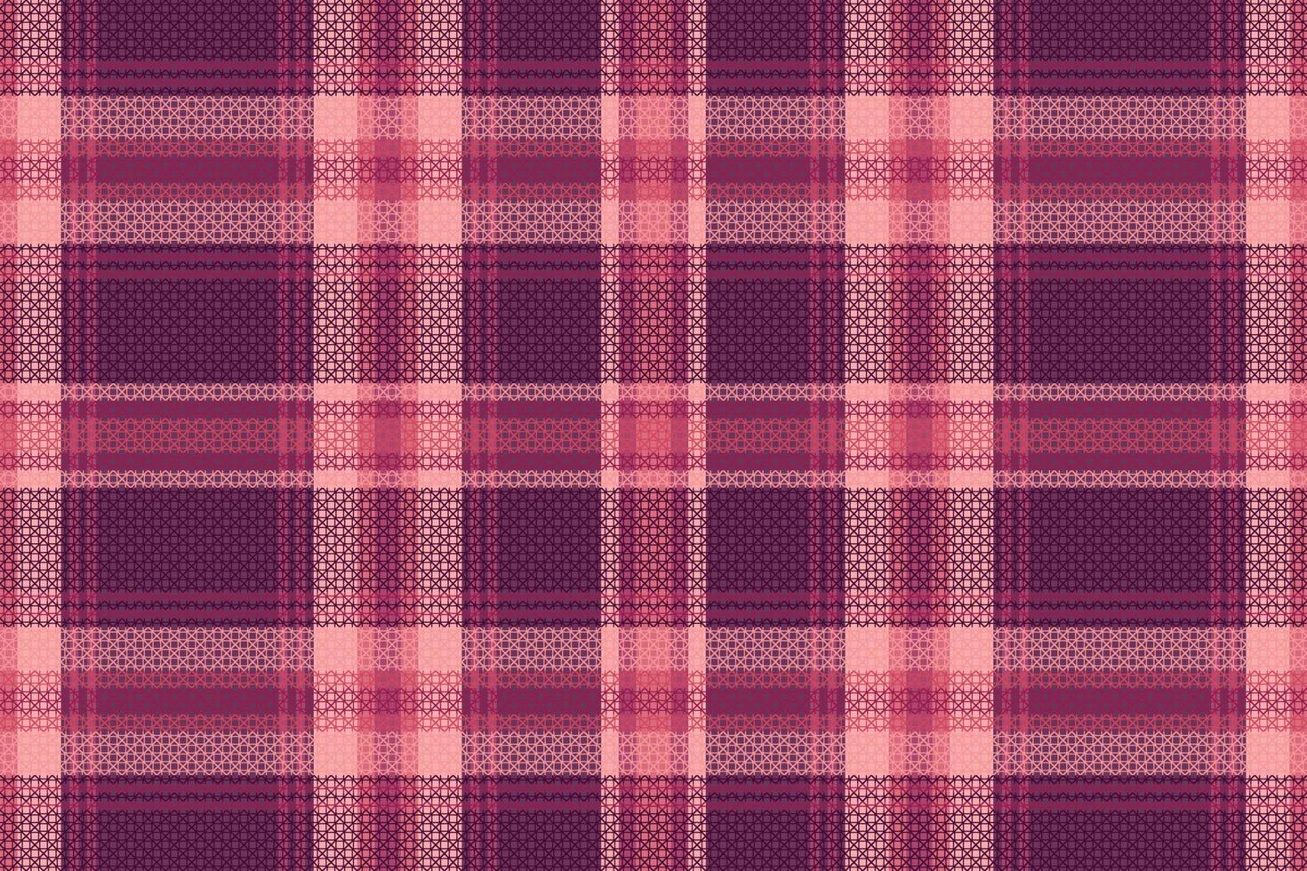 Tartan plaid pattern with dark color. vector