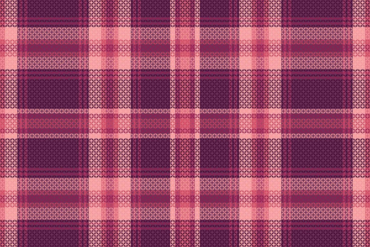 Tartan plaid pattern with dark color. vector