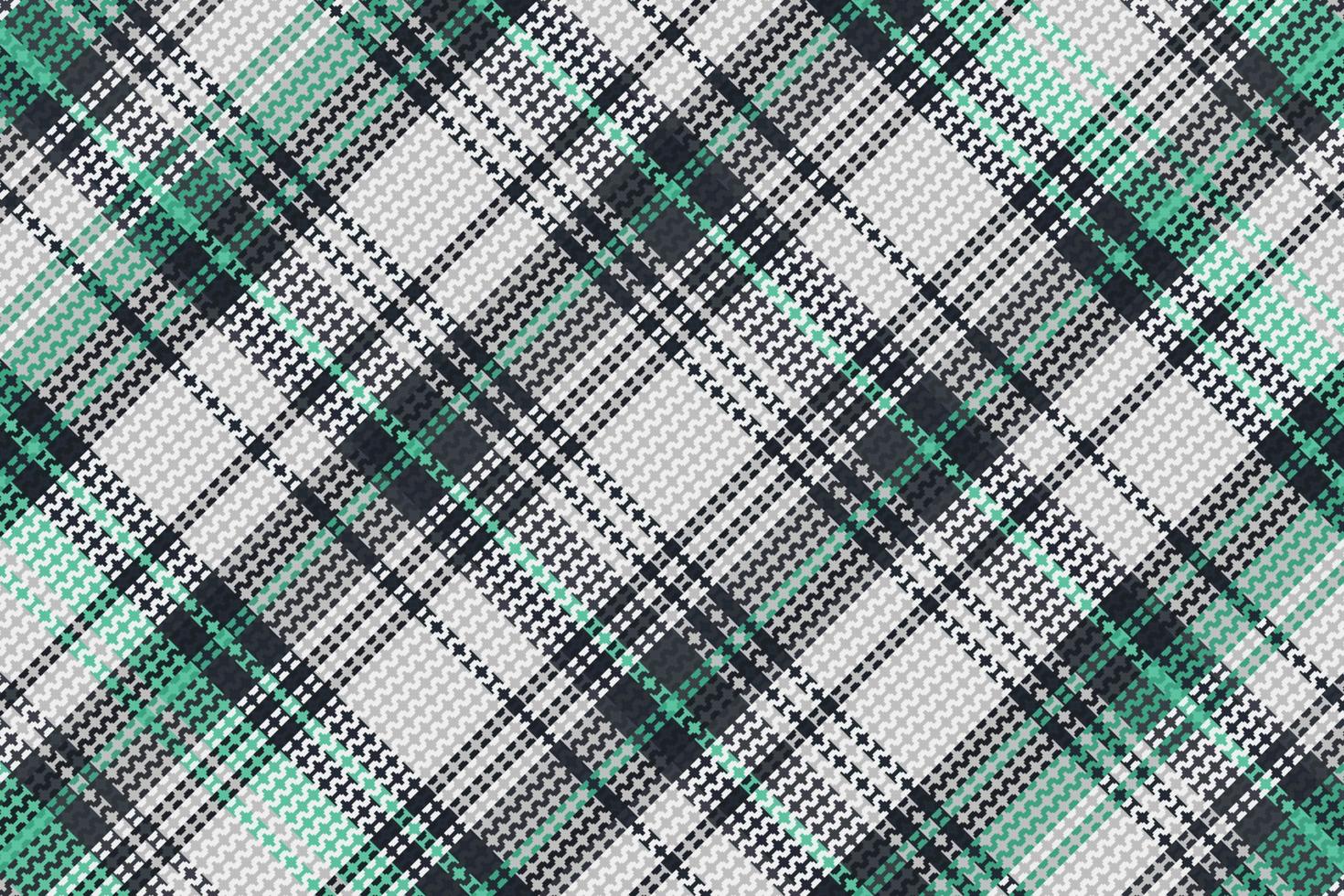 Tartan plaid pattern with dark color. vector