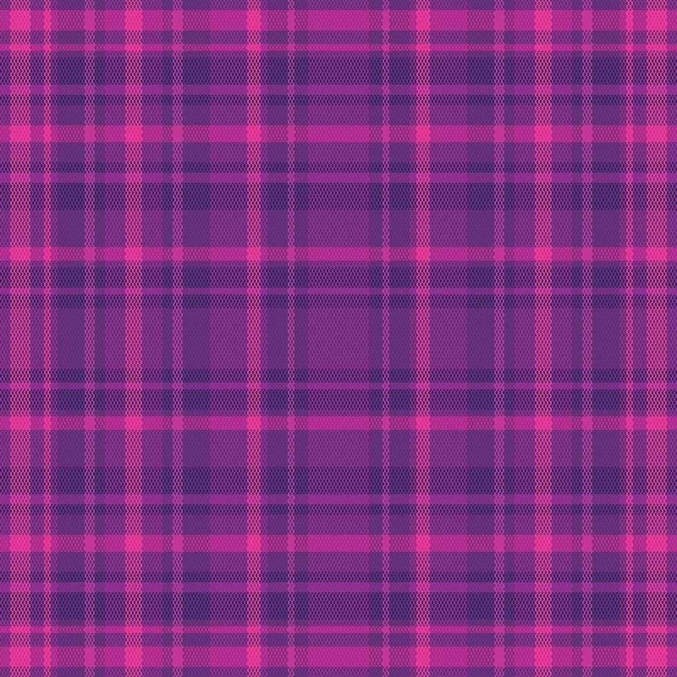Tartan plaid pattern with dark color. vector