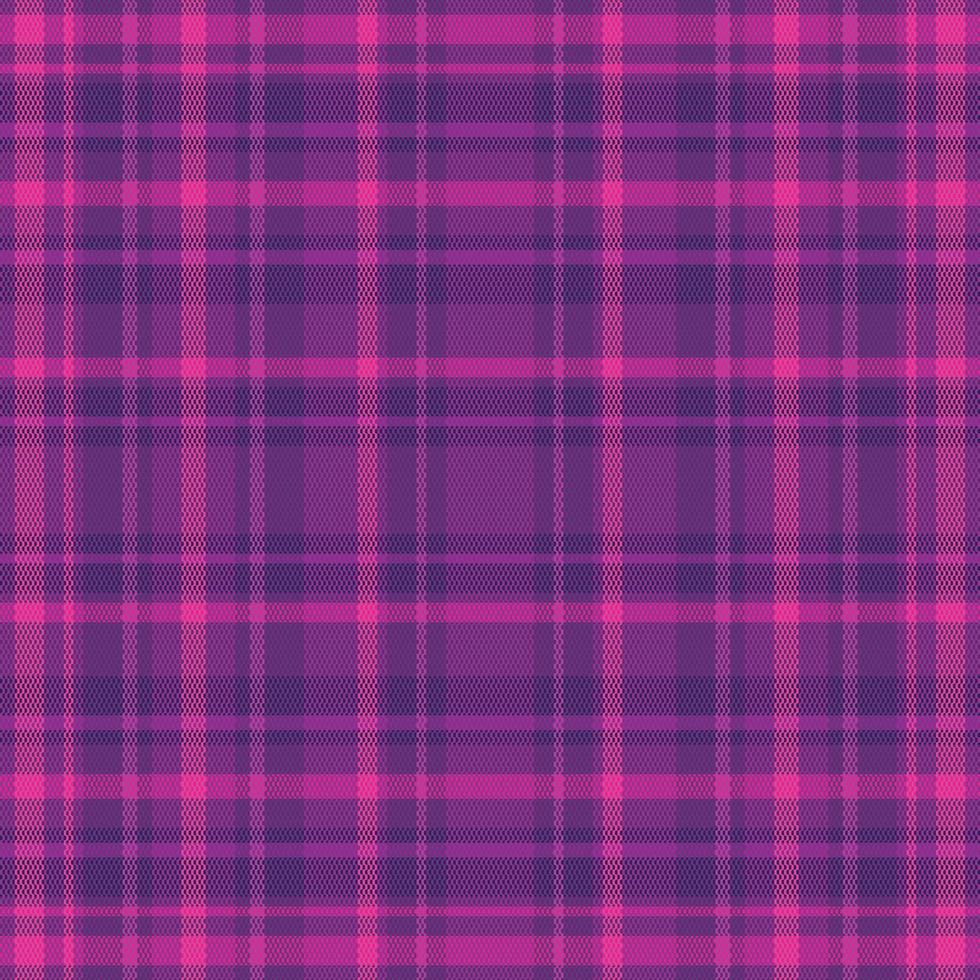 Tartan plaid pattern with dark color. vector