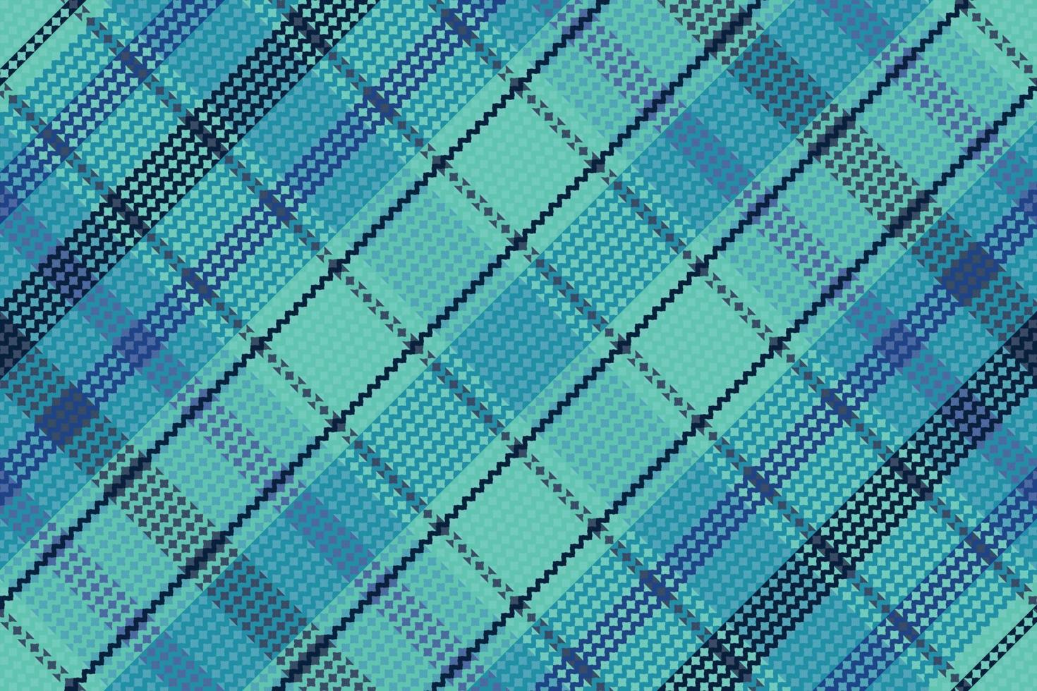 Tartan plaid pattern with dark color. vector
