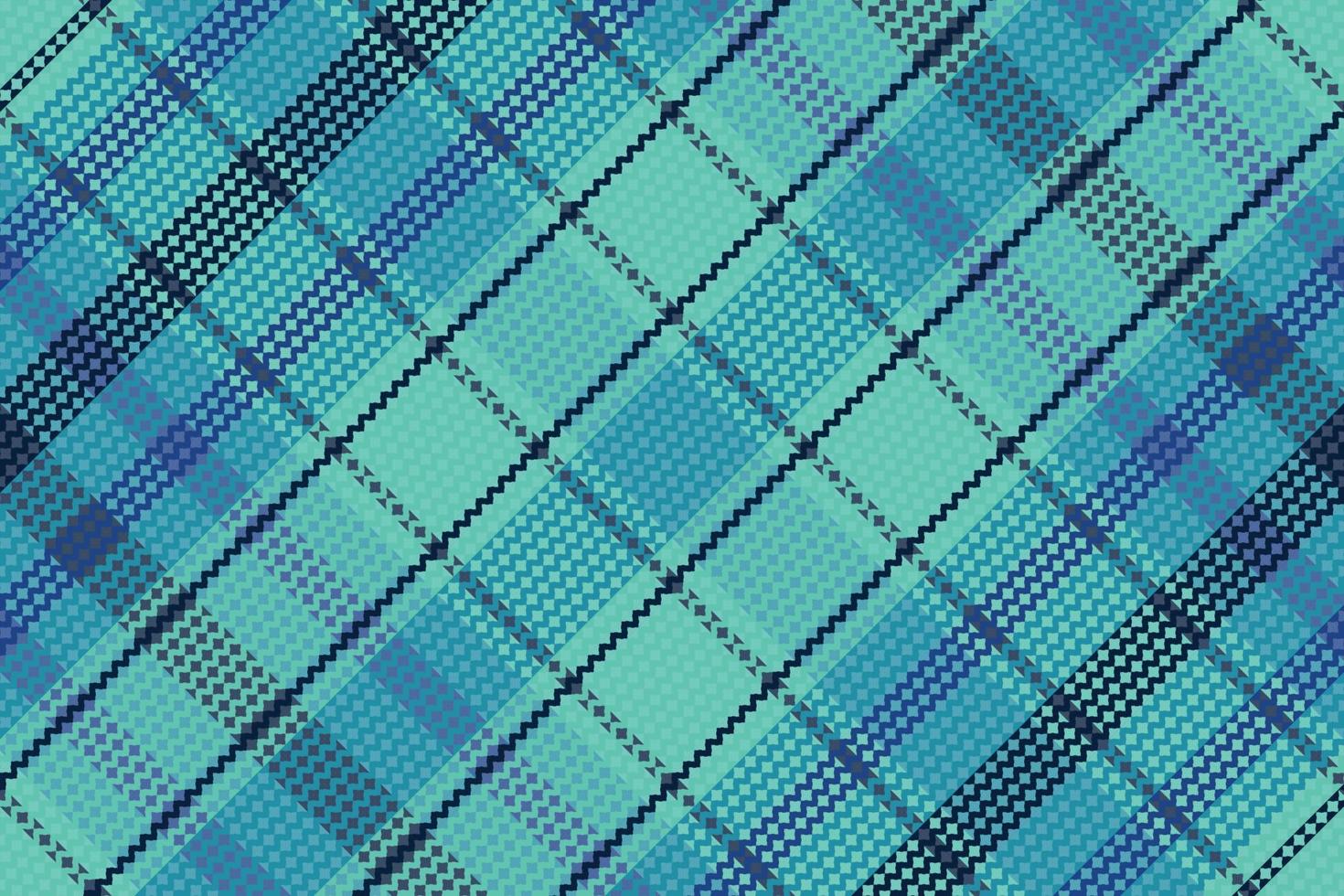 Tartan plaid pattern with dark color. vector