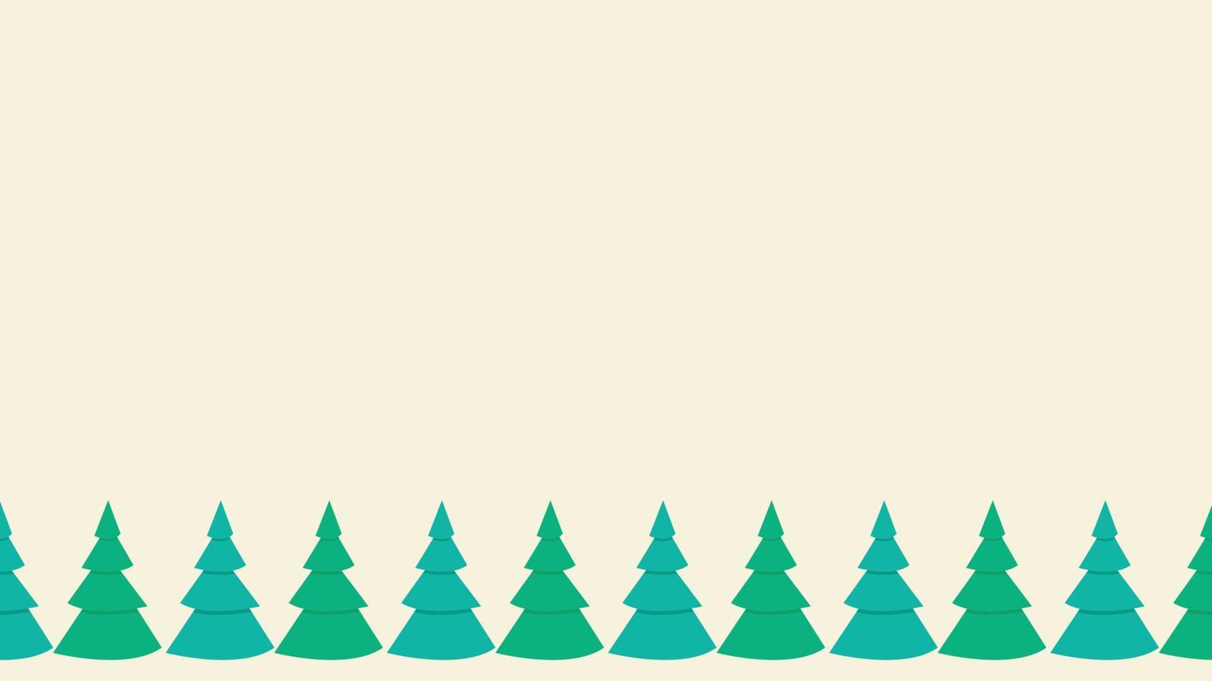 papel tapiz con patrón de árbol de navidad. símbolo del árbol de navidad. fondo. garabato del árbol de navidad. vector