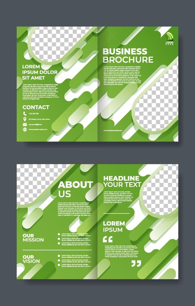 Gradient Business Brochure Template vector
