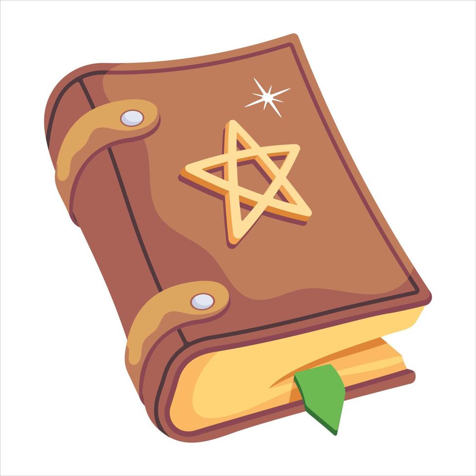 Trendy Spell Book vector