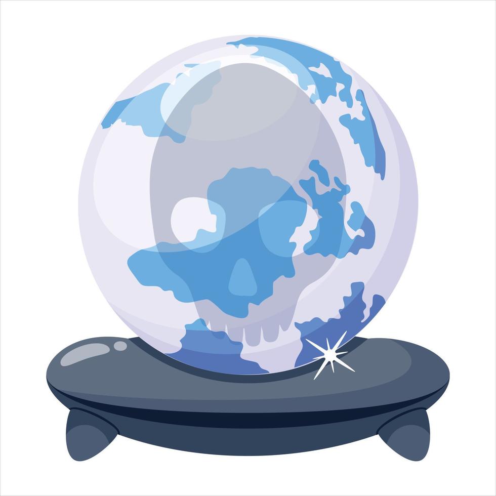 Trendy Magic Ball vector