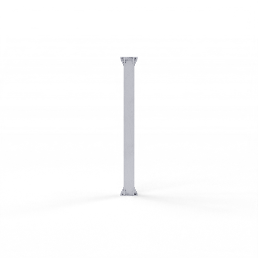 3d metallo colonna png