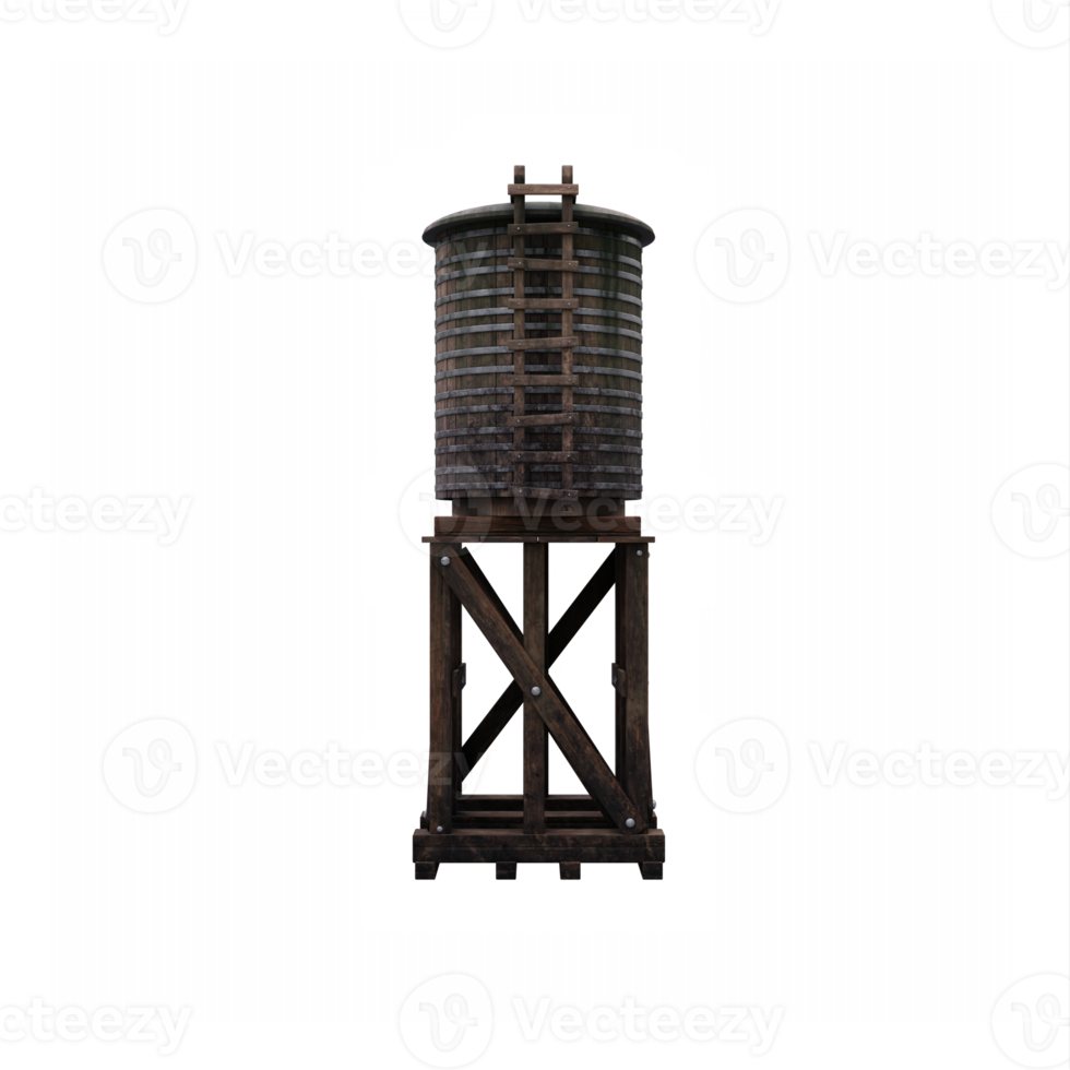 Water tank isolated png