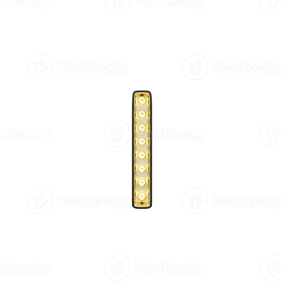 Marquee Alphabet I Light Box png