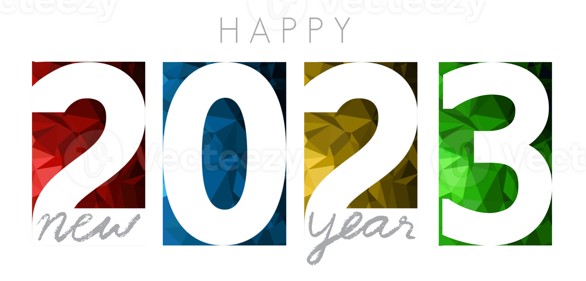 Happy new year 2023, horizontal banner. Brochure or calendar cover design template. Cover of business diary for year 2023. The art of paper cut. png