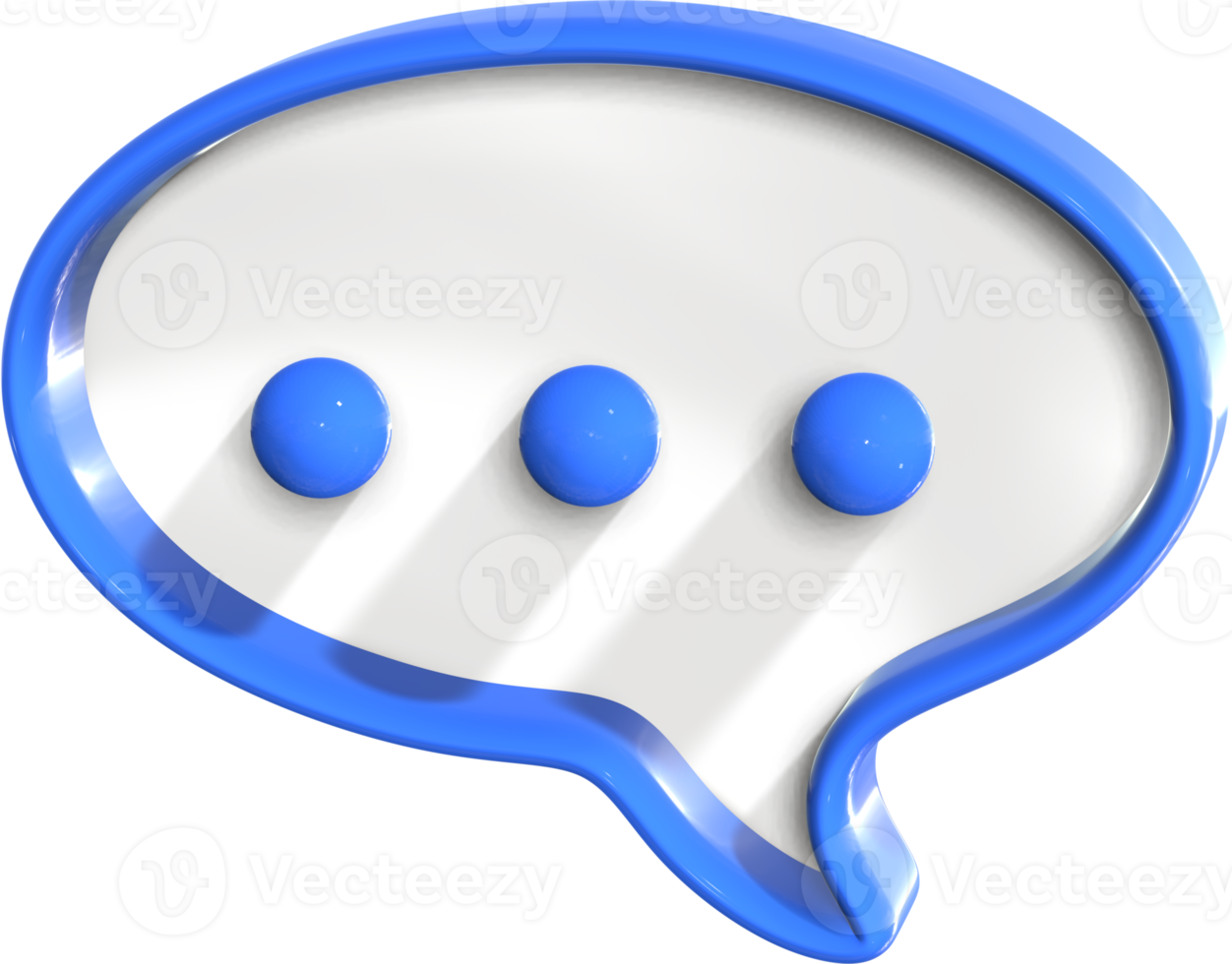 cuadro de comentarios icono 3d. png