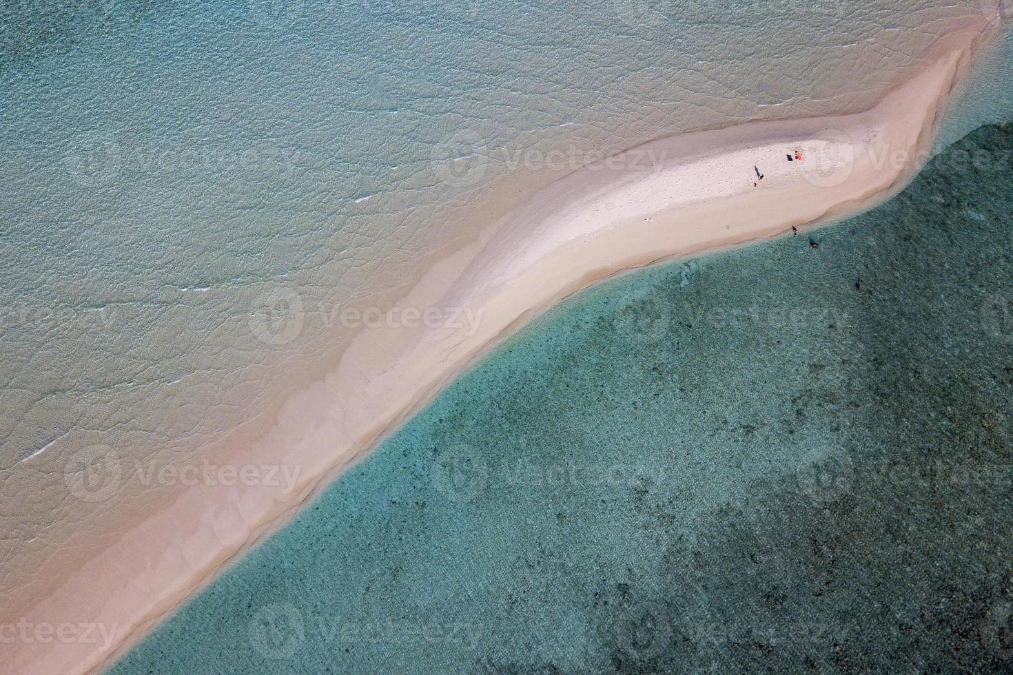 maldivas vista aérea panorama paisaje playa de arena foto