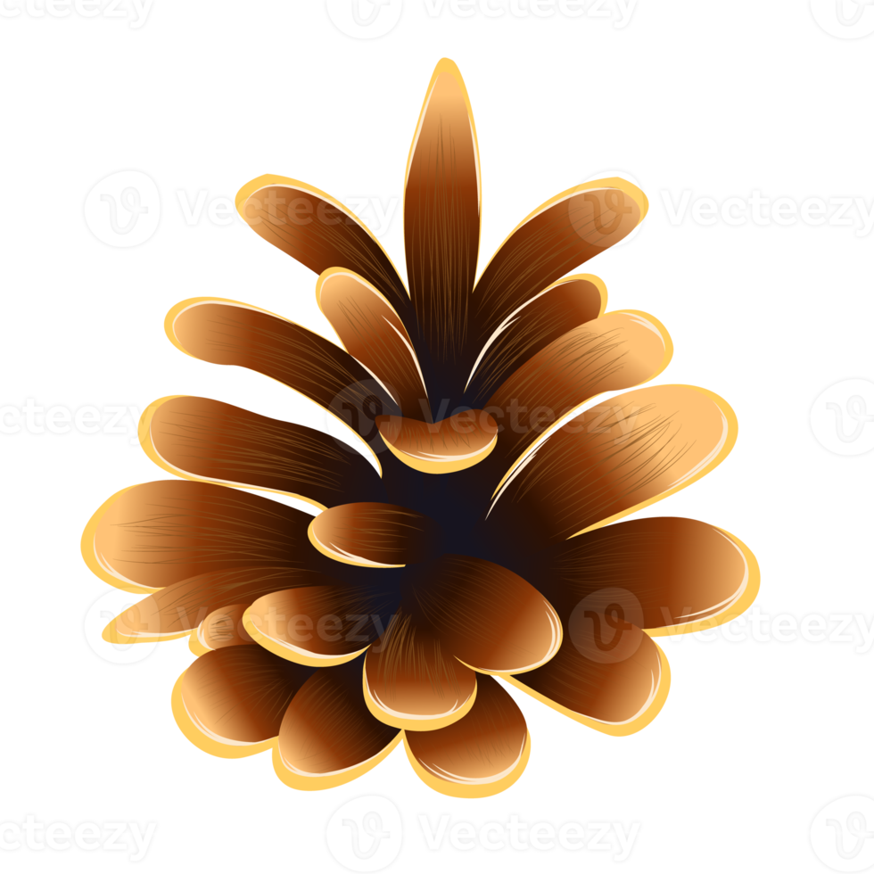 Pine cone tree png