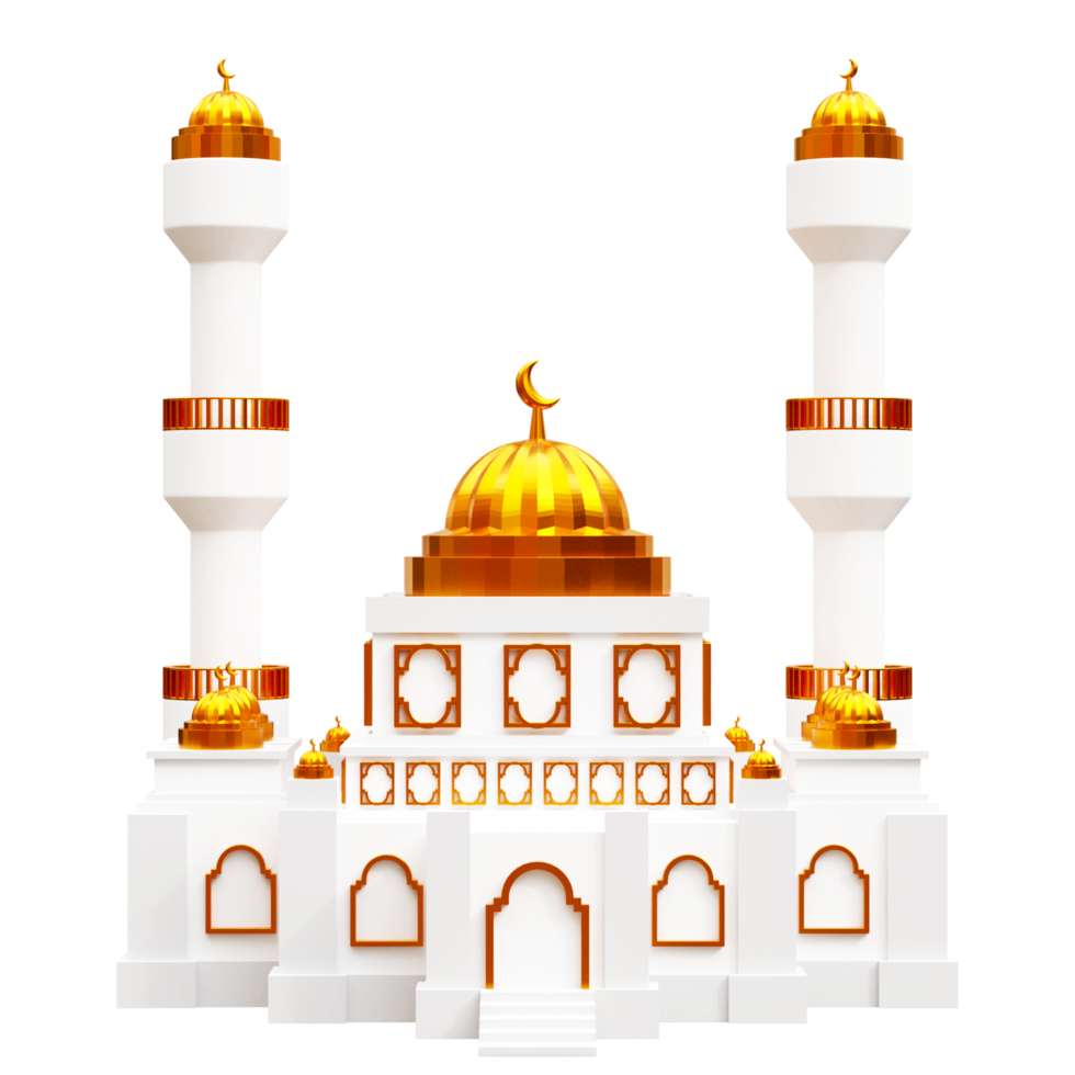 Ramadhan Kareem 3D-Element-Moschee png