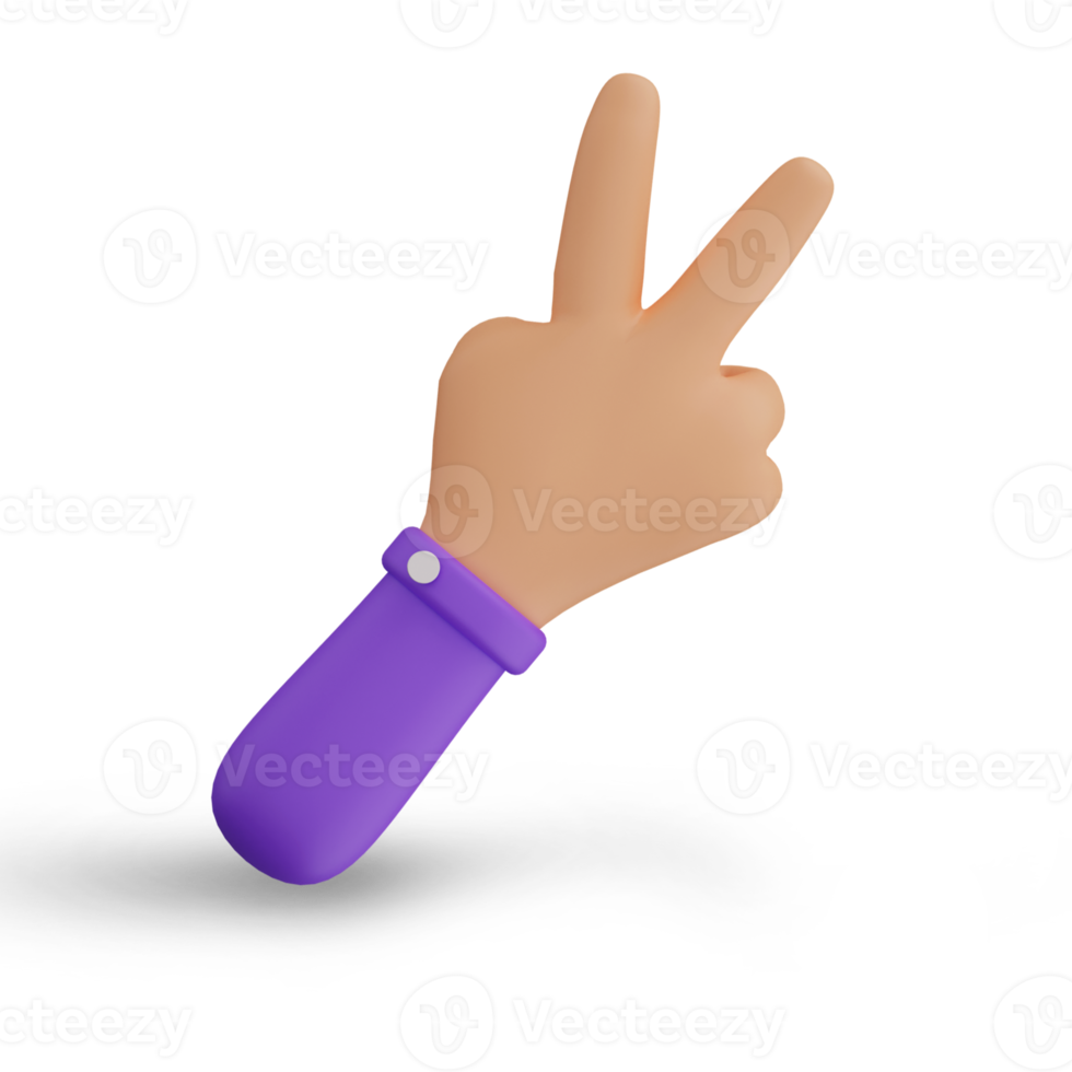 3D Rendering creative concept illustration hand png