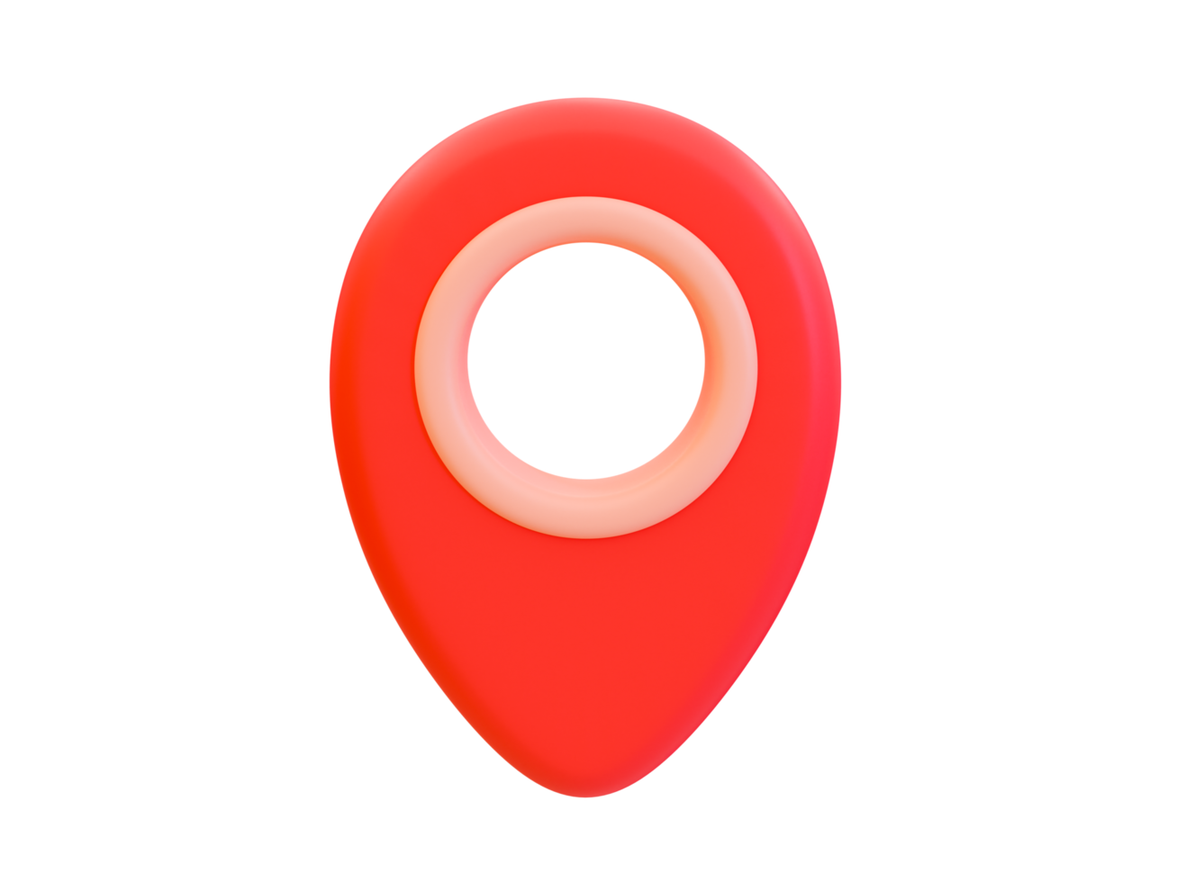 3d minimal location icon. 3d illustration. png