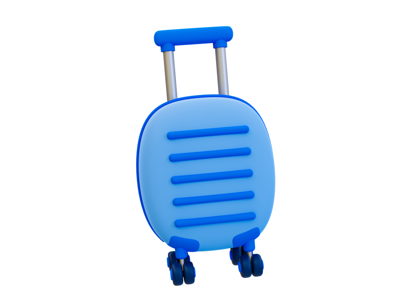 3d bagages minimaux. notion de voyage. Illustration 3D. png