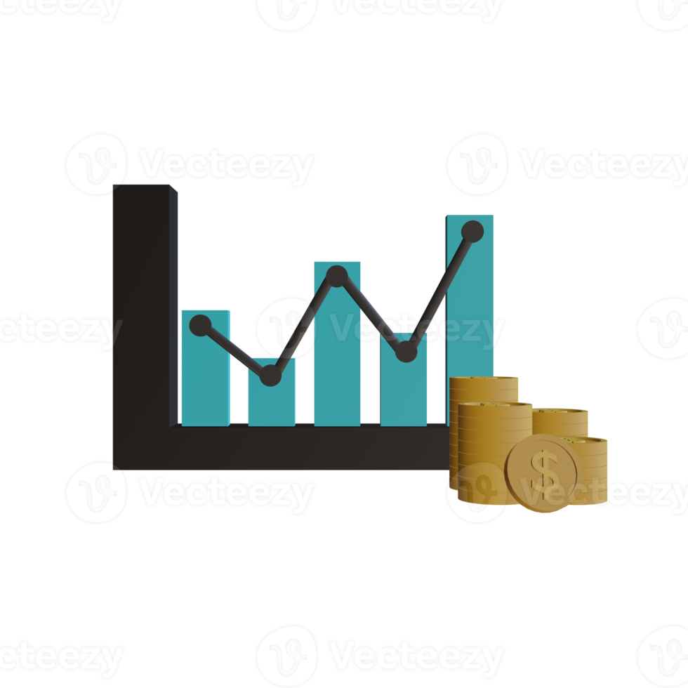 3d statistical illustration png