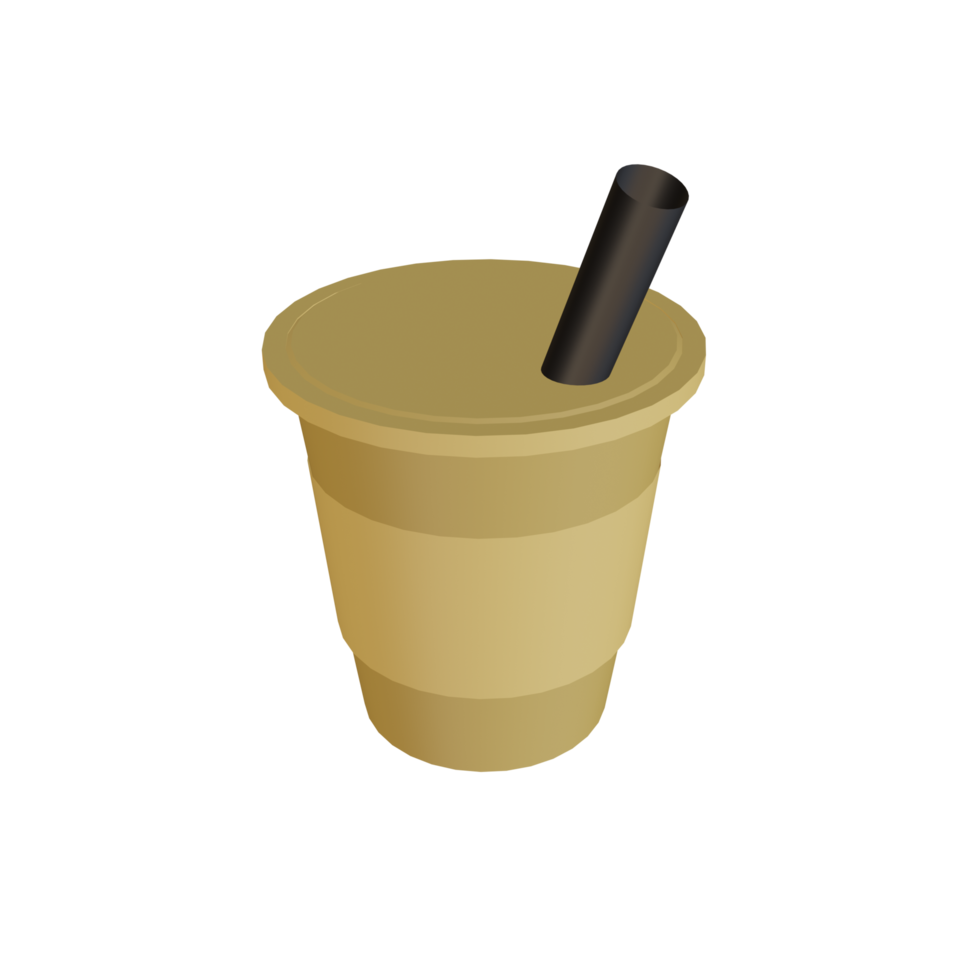3d drinking glass png
