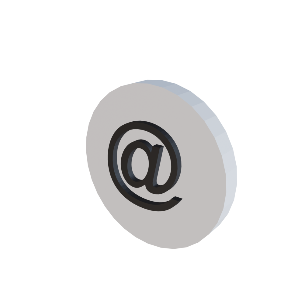 icône de courrier électronique 3D png
