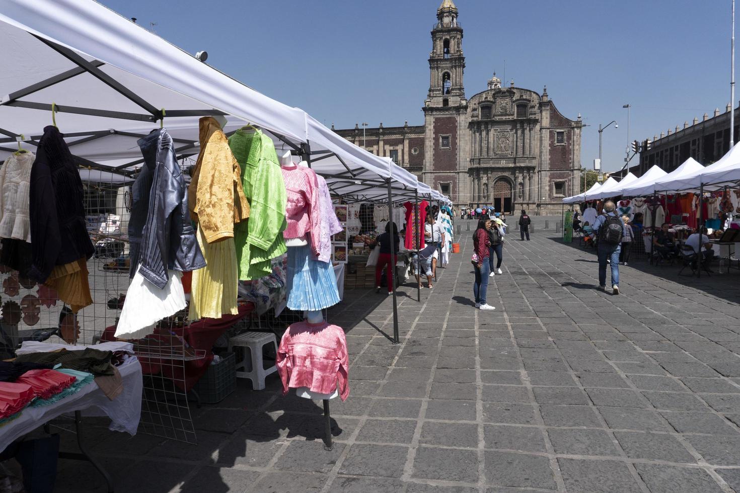 MEXICO CITY, MEXICO - NOVEMBER 5 2017 - Saint Domingo Place market photo