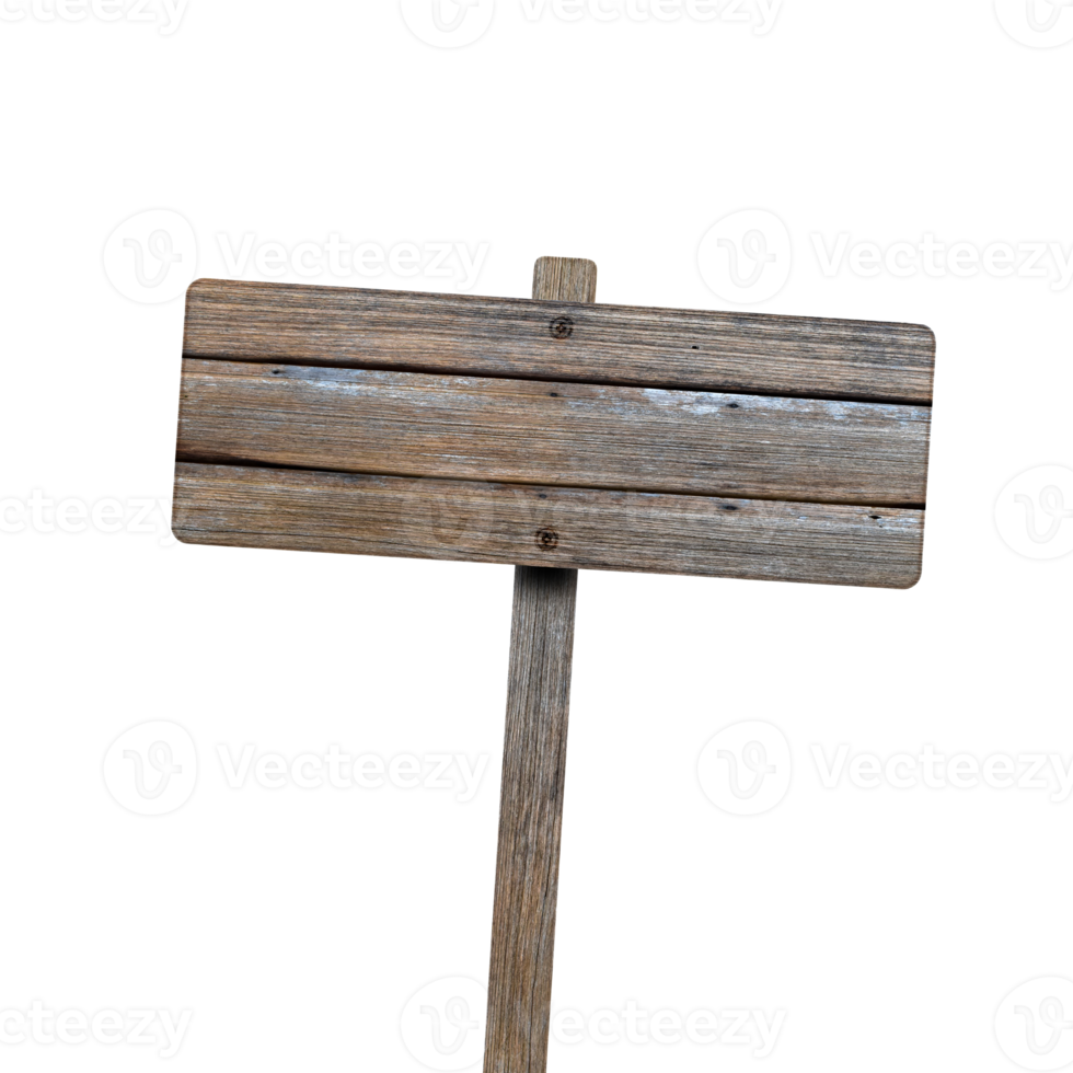 Wooden sign isolated png