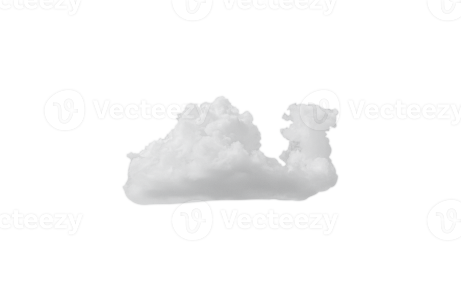 Single white cloud png