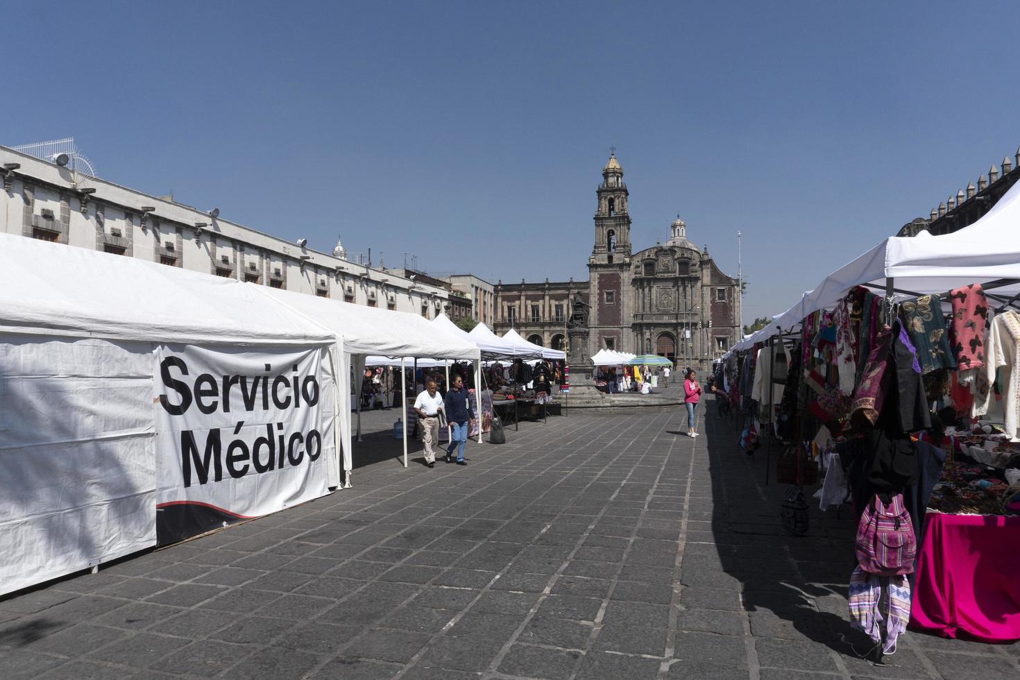 MEXICO CITY, MEXICO - NOVEMBER 5 2017 - Saint Domingo Place market photo